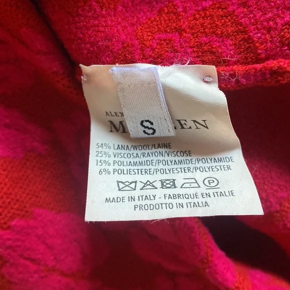 Red Alexander McQueen dress size Small - Picture 4 of 7